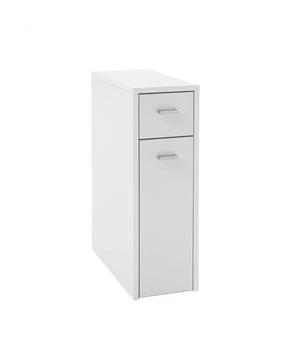 
Uw keuken heeft niet genoeg opbergruimte? Ontdek onze Kleine Keuken Opbergkast - Denia! Zeer eenvoudig te plaatsen in een keuken vanwege zijn compacte afmetingen en neutraal witte kleur, het past bij elke bestaande inrichting. De 2 laden bieden ruimte voor uw keukengerei of kookapparatuur. Productkenmerken: Kleur: Wit PEFC-label: spaanplaten gemaakt van hout uit duurzaam beheerde bossen. Meubel wordt als bouwpakket geleverd. Zelf monteren. Gemaakt van gelamineerde spaanplaten, biedt goede weerstand tegen slijtage, krassen en vlekken. Gemaakt in Duitsland. Productafmetingen: Breedte 45 cm x Lengte 20 cm x Hoogte 61 cm Netto gewicht: 11,7 kg Afmetingen pakket: Lengte 69,5 cm x Breedte 48,6 cm x Hoogte 9,6 cm - Brutogewicht: 13,02 kg Merk: CaliCosy Kleur: White