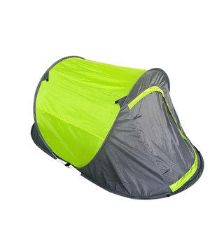 
Pop-up tent voor 2 personen buitenkampeertent trekkingfestival. Ervaar de vrijheid en het avontuur van de natuur met onze hoogwaardige pop-up tent voor 2 personen. Met zijn royale afmetingen van 220 x 120 x 95 cm biedt deze tent voldoende ruimte en comfort voor twee personen, of je nu kampeert, wandelt of een festival bezoekt.Belangrijkste kenmerken:Eenvoudig op te zetten en af ​​te breken:Dankzij de innovatieve pop-up technologie is de tent binnen enkele seconden op te zetten en weer af te breken. Geen gedoe met stokken of ingewikkelde instructies, gewoon uitpakken en de tent klapt bijna vanzelf uit.Weerbestendig en robuust:De hoes van de tent is gemaakt van duurzaam 170T polyester met een 450 mm PA-coating, die betrouwbaar beschermt tegen lichte regen en vocht. Dit betekent dat u en uw uitrusting ook bij wisselvallig weer droog en veilig blijven.Duurzame bodem:De tentvloer is gemaakt van 100g/m² PE, een materiaal dat zich kenmerkt door zijn hoge scheurvastheid en waterbestendigheid. Hierdoor ben je optimaal beschermd tegen natte vloeren en oneffen oppervlakken.Comfort en ventilatie:Met zijn royale afmetingen biedt de tent voldoende ruimte voor twee personen en hun bagage. Twee grote toegangsdeuren zorgen voor een optimale luchtcirculatie en gemakkelijke toegang. Dankzij een extra gaasraam kunt u genieten van de frisse lucht zonder dat insecten de tent binnendringen.Lichtgewicht en draagbaar:Met een gewicht van slechts [gewicht invullen] kg en de meegeleverde draagtas is de tent gemakkelijk te vervoeren en neemt hij nauwelijks ruimte in in uw bagage. Ideaal voor spontane avonturen en korte uitstapjes in de natuur.BijzonderhedenAfmetingen: 220x120x95cmHoes: 170T polyester met PA 450 mmFrame: FPR-diameter 5,0 mmBodem: 100 g/m² PEgeschikt voor maximaal 2 personenSnel en eenvoudig op te zetten - met glasvezelpalenVentilatieopeningen voor een goede luchtcirculatieMet praktische transporttasInclusief 4 haringen en 4 spanbandenVerpakkingsgrootte ca. Ø 67 cm x 10 cmWaterkolom: 2.000 mm - Afmeting: - Kleur: Groen - Materiaal: Polyester