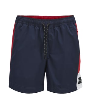 
Deze comfortabele heren zwembroek is gemaakt van een mix van gerecycled en regulier polyester en combineert duurzaamheid met een sportieve look. Dankzij de elastische tailleband met trekkoord en de handige ritszakken ben je klaar voor elke stranddag, zonder zorgen over je essentials.