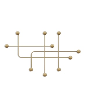 
Productkenmerken: Muurkapstok met 9 haken.100% goudkleurig metaal.Dikte: 9 mm.Draagt maximaal 10 kg.Modern design.Afmetingen product: Lengte 107 cm x Diepte 10 cm x Hoogte 64 cm - Nettogewicht: 1,286 kg.Afmetingen verpakking:Pakket nr.1: Lengte 110 cm x Hoogte 10 cm x Diepte 70 cm - Brutogewicht: 2,771 kg. Merk: CaliCosy Kleur: Gold