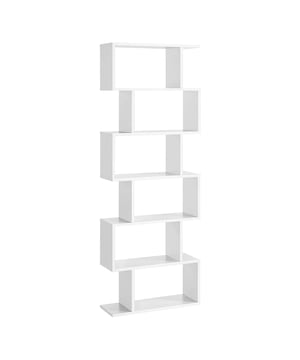 
Bent u op zoek naar een trendy meubel om uw boeken of andere voorwerpen op te bergen? Ontdek onze witte boekenkast met 6 niveaus - L70 x H190,5 cm in moderne stijl waarmee u veel verschillende voorwerpen kunt opbergen. Dankzij de hoogte neemt het meubel niet veel ruimte in beslag op de vloer, wat ideaal is voor kleine ruimtes of om de ruimte in elke kamer te optimaliseren. Productkenmerken: Hoofdmateriaal: spaanplaat. Wordt geleverd in een bouwpakket. Gebruiksaanwijzing meegeleverd. Zelf te monteren. Met 6 niveaus. Productafmetingen: Breedte 70 cm x Diepte 24 cm x Hoogte 190,5 cm - Gewicht: 21,7 kg. Afmetingen pakket: Pakket nr. 1: Hoogte 33 cm x Breedte 81,2 cm x Diepte 25,5 cm - Bruto gewicht: 23,6 kg. Merk: CaliCosy Kleur: White