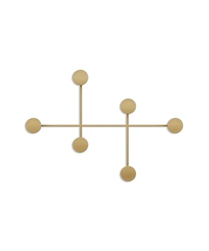 
Productkenmerken:Muurkapstok met 6 haken.100% metaal.Dikte: 10 mm.Draagt maximaal 10 kg.Modern design.Afmetingen product: Lengte 82 cm x Diepte 10 cm x Hoogte 60 cm - Nettogewicht: 0,71 kg. Afmetingen verpakking: Pakket nr.1: Lengte 90 cm x Hoogte 10 cm x Diepte 55 cm - Brutogewicht: 1,685 kg. Merk: CaliCosy Kleur: Gold