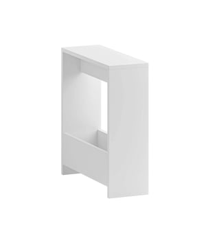 
Productkenmerken:Bijzettafel.Elegant en modern design.Gemaakt van 100% melaminegecoate spaanplaten.De dikte van 18 mm garandeert duurzaamheid en stabiliteit.Het bovenblad biedt voldoende ruimte voor je favoriete decoratieve objecten, terwijl het onderste schap extra opbergruimte biedt voor boeken, tijdschriften of andere essentiële items.Afmetingen product: Lengte 55 cm x Diepte 20 cm x Hoogte 60 cm Nettogewicht: 8,091 kg.Afmetingen verpakking:Pakket nr. 1: Lengte 68 cm x Hoogte 17 cm x Diepte 23 cm Brutogewicht: 8,7 kg. Merk: CaliCosy Kleur: White