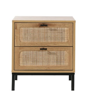 
Deze tafel zal prachtig staan in uw woonkamer! Een combinatie van opslag en decoratie, het zal perfect zijn in uw huis! Voeg met dit nachtkastje extra opbergruimte toe aan uw kamer, dankzij de twee grote lades kunt u uw dagelijkse spullen opbergen. De voorkant van rotan geeft het een natuurlijke en warme uitstraling en past bij elke inrichting. Met zijn compacte afmetingen en zijn stijl tussen industrieel en natuurlijk, kan dit nachtkastje in uw slaapkamer of zelfs in uw woonkamer of kantoor. Gemaakt van duurzame houten panelen, zal dit dressoir u een unieke stijl geven en een meubelstuk dat jaren zal meegaan! Dit meubel wordt geleverd in een KIT met genummerde onderdelen en duidelijke montage-instructies en alle benodigde schroeven en bouten. Producteigenschappen : Samenstelling : Front in natuurlijk rotan / Onderstel en handvaten in zwart metaal / Spaanplaat met eiken afwerking Afmetingen : B 45 cm x D 35 cm x H 51 cm Gewicht : 9,3 Kg Merk: CaliCosy Kleur: Wooden Effect