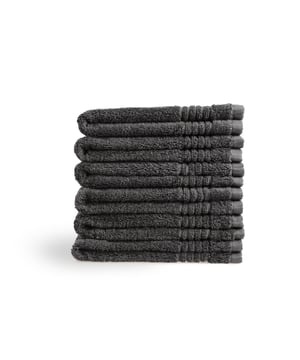 
Met deze gastendoekjes uit de Supreme Collectie is het onbeperkt genieten!!De gastendoekjes zijn geweven van 100% hoogwaardige 650 gram/m2 Egyptische katoen. Het katoen is van stevige zachte kwaliteit, hierdoor gaan deze lang mee en kunnen deze gewoon op 60 graden gewassen worden. De washandjes hebben een groot absorptievermogen, waardoor makkelijk en snel afgedroogd wordt.Supreme CollectieDe Supreme Collectie is verkrijgbaar in vier maten 7 kleuren. De verschillende maten zijn: washand 16x21cm, gastendoek 30x50cm, handdoek 50x100cm en badlaken 70x140cm in de kleuren: wit, antraciet, licht grijs, sand, mozaiek, zwart, ijsblauw, terracotta en oudgroen.MaterialenDe doeken zijn gemaakt van 100% hoogwaardige 650 gram/m2 kwaliteit Egyptisch katoen. Waardoor ze lang mee gaan en netjes blijven. Daarnaast zijn ze voorzien van een handige ophanglus.WasvoorschriftenDe gastendoekjes kunnen gewassen worden tot 60 °C . Drogen in de droger mogelijk mits op een lage temperatuur.Inhoud verpakking6 stuks gastendoek 30x50cmProduct specificaties:100% Egyptisch katoenWassen tot 60 gradenGram per vierkante meter: 650 g/m2Set van 6 gastendoekFormaat 30x50 cmDrogen op een lage temperatuurBSCI - gecertificeerdOekotex - gecertificeerdCode of conduct - Afmeting: 30 x 50 cm - Kleur: Antraciet - Materiaal: Katoen