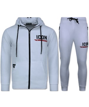 
Huispak ICON -  Trainingspak Heren - Joggingpak Heren Volwassenen -  3790 - Wit - <p><strong>Specificaties:<br /></strong>- Huispak ICON<br />- Kleur: Wit<br />- Seizoen: Voorjaar / Najaar<br />- Mouwen: Lange Mouw<br />- Patroon: Blanco<br />- Zakken Vest: 2 Steekzakken<br />- Zakken broek: 2 Steekzakken<br />- Materiaal: 20% Katoen , 80% Polyester<br />- Weefsel: Dik geweven<br />- Pasvorm: Slim Fit, <br />- Pasvorm broek: Slim Fit<br />- Wasvoorschrift: Machinewas 30 graden, Binnenste buiten wassen <br />- Beschikbare maten: S - M - L - XL - XXL</p>