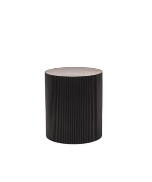 
PILLAR SIDE TABLE- Plants and other home decoration deserve to shine, so please give them a stage! With this pillar side table you can give the good stuff a nice looking stage. This ribbled cylinder has the perfect size for a coffee table or pillar. You can decide!  Important features: - Made of MDF- Size: 60x40x40cm Styling tip: Combine different side tables for a playful effect! Merk: Side Table - Cylinder- MDF - Black - 39x45cm