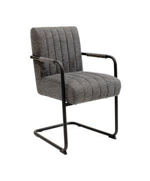 
Look at Isa! Buisframestoel Isa brengt het klassieke van een buisframestoel in een modern jasje. Merk: Kick Collection Kleur: Donkergrijs Hoogte: 85 cm Breedte: 53 cm Diepte: 55 cm Zithoogte: 51 cm Zitdiepte: 42 cm Hoogte armleuning: 67 cm Materiaal: texture stof en metaal
