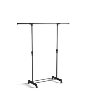 
Maak kennis met de Wasophoogte® Droogrek op wielen Uno: dé oplossing voor het drogen van je wasgoed! Dit praktische droogrek combineert functionaliteit met een strak design en is perfect voor zowel kleine als grote ruimtes. Dankzij de wielen verplaats je hem moeiteloos, zelfs met een volle lading was. Het rek is in breedte en hoogte verstelbaar, waardoor je optimaal gebruik kunt maken van de beschikbare ruimte.De Droogrek Uno is gemaakt van lichtgewicht maar stevig aluminium en is zwart afgewerkt. Met een drooglengte van 1,45 meter biedt hij voldoende ruimte voor al je kleding. De hoogte is instelbaar tot maximaal 150 cm, waardoor je ook langere kledingstukken gemakkelijk kunt drogen. En na gebruik berg je hem eenvoudig op.KleurZwartMateriaalAluminiumAfmetingen42x145x150 cmDrooglengte1.45 mHoogte instelbaarJaInclusief wielenJaMaximale verstelbare hoogte150 cmUitschuifbaarJaGewicht1.6 kgBreedte145 cmHoogte150 cmDiepte42 cmFabrieksgarantie termijn2 jaar
