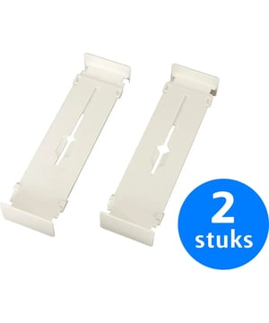 
Deze set van twee uitschuifbare lade organizers is ontworpen om zich aan te passen aan jouw behoeften, met een uitschuifbaar bereik van 35 tot 55 cm. Of het nu gaat om keukenlades die overlopen van keukengerei of een kledingkast die een make-over nodig heeft, deze organizers bieden de perfecte oplossing. In de keuken creëren ze een efficiënte opslagoplossing voor bestek, keukengerei en andere benodigdheden. Je hoeft niet langer te graaien naar de achterkant van de lade; met een soepele uitschuifbare beweging breng je alles binnen handbereik. In de kledingkast bieden deze lade organizers een gestructureerde opslag voor sokken, ondergoed, en accessoires. Het resultaat is een georganiseerde en overzichtelijke kledingkast waar je in één oogopslag kunt zien wat je hebt. De witte kleur van de organizers voegt een vleugje frisheid en helderheid toe aan elke lade, waardoor de inhoud duidelijk zichtbaar is. De neutrale kleur maakt ze veelzijdig en geschikt voor elke stijl van inrichting. De ladeverdelers zijn niet alleen functioneel maar ook duurzaam. Gemaakt van hoogwaardig materiaal, zijn ze bestand tegen dagelijks gebruik en gaan ze lang mee. Het stevige ontwerp zorgt ervoor dat ze op hun plaats blijven, zelfs bij regelmatig uitschuiven en inladen.  Verstelbaar en Flexibel Design: Onze Uitschuifbare Lade Organizers bieden een aanpasbare oplossing voor elke lade, met een uitschuifbaar bereik van 35 tot 55 cm. Dit flexibele ontwerp maakt ze geschikt voor diverse lades in zowel de keuken als de kledingkast.  Set van Twee voor Compleet Gebruik: Deze set bevat niet één, maar twee uitschuifbare lade organizers. Hiermee kun je meerdere lades in één keer organiseren, waardoor je een consistente en georganiseerde uitstraling creëert in jouw keuken of kledingkast.  Veelzijdig Gebruik in Keuken en Kledingkast: Of je nu op zoek bent naar een oplossing voor rommelige keukenlades of een georganiseerde kledingkast, deze lade organizers zijn veelzijdig in gebruik. Ze bieden een efficiënte opslagoplossing voor bestek, keukengerei, sokken, ondergoed en accessoires.  Frissere en Opgeruimde Uitstraling: De witte kleur van de organizers voegt niet alleen een vleugje frisheid toe aan de lades, maar zorgt er ook voor dat de inhoud duidelijk zichtbaar is. Hierdoor creëer je een opgeruimde en overzichtelijke uitstraling in jouw lades.  Duurzaamheid en Stevigheid: Gemaakt van hoogwaardig materiaal, zijn deze lade organizers niet alleen functioneel maar ook duurzaam. Ze zijn bestand tegen dagelijks gebruik en behouden hun stevigheid, zelfs bij regelmatig uitschuiven en inladen. Een investering die lang meegaat en zorgt voor blijvende organisatie. Dus, of je nu jouw keuken of kledingkast wilt transformeren, onze Uitschuifbare Lade Organizers zijn de perfecte metgezel. Breng orde in jouw leven met deze praktische, veelzijdige en stijlvolle organizers die zorgen voor een opgeruimd en georganiseerd huis. Materiaal: Kunststof