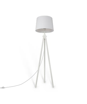
De Maytoni Calvin vloerlamp: een stijlvolle en functionele toevoeging aan jouw interieur! Deze moderne staande lamp combineert een elegant design met praktische verlichting. De unieke tripod voet van hout en metaal, gecombineerd met een zachte katoenen lampenkap op PVC, zorgt voor een warme en sfeervolle ambiance in elke ruimte. Perfect voor een minimalistische of Scandinavische inrichting.De Calvin vloerlamp is meer dan alleen een lichtbron; het is een statement piece. De combinatie van materialen en het slimme design zorgen voor een tijdloze uitstraling die jarenlang meegaat. Of je hem nu in de woonkamer, slaapkamer, of zelfs in je kantoor plaatst, de Calvin past zich moeiteloos aan. De E27 fitting geeft je de vrijheid om zelf de lichtsterkte en kleurtemperatuur te kiezen met je favoriete LED- of gloeilamp (niet inbegrepen).De constructie is robuust en stabiel dankzij de stevige tripod voet. De witte kleur van de lamp en de neutrale materialen maken hem makkelijk te combineren met verschillende interieurstijlen. De subtiele details, zoals de decoratieve vleugelmoeren (bij sommige modellen), geven de lamp een extra touch van industriële charme. Geniet van sfeervolle verlichting en een stijlvol design met de Maytoni Calvin vloerlamp.KleurWitMateriaal KapKatoen op PVCMateriaal VoetMetaal en HoutDiameterØ44 cmHoogte164,2 cmLengte/Breedte60,7 cmWattMax. 60WFittingE27SchakelaarAan het snoerGarantie2 jaar