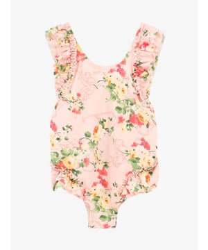 
De Angels Face Badpak in de kleur Primrose Pale Pink heeft een lage V-rug, roezels en een strik aan de achterkant. Maak de outfit af met de bijpassende kaftan.
