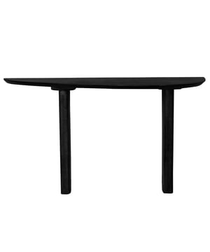 
Sidetable Rhys is vervaardigd uit hoogwaardig mangohout in een zwarte kleur. Met afmetingen van 135 x 40 x 75 cm biedt de Rhys genoeg ruimte voor het tentoonstellen van woonaccessoires, foto’s of planten. Plaats de sidetable Rhys in de gang voor een stijlvolle entree, of zet hem tegen een lege muur in de woonkamer om sfeer toe te voegen. Onderhoud Mangohout heeft in het algemeen weinig onderhoud nodig en is behandeld tegen vocht en vlekken. Wij geven echter geen garantie op het eventueel ontstaan van oneffenheden. Om beschadigingen, vlekken en kringen te voorkomen, raden wij aan om onderzetters en/of viltjes te gebruiken. Het mangohout is afgewerkt met een beschermlaag. Om het hout te beschermen én mooi en levendig te houden raden wij aan om het hout 2 tot 4 keer per jaar te behandelen met Elite Polish. Merk: Home67 Materiaal: Mangohout Kleur: Zwart