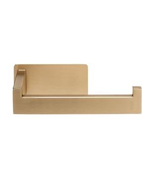 
Goud is hot! Het is een kleur die luxe, elegantie en glamour uitstraalt. Dus wil je je toilet of badkamer een chique uitstraling geven? Kies dan voor een gouden toiletrolhouder. Met de zelfklevende plakstrip houd je ook je tegels heel!  Makkelijk monteren zonder schade aan muur of tegels Hangt stabiel en wiebelt niet bij papier afscheuren Lang gebruiksplezier door stalen materiaal Strak design, uitgevoerd in een chique gouden kleur Gebruik Geschikt voor vochtige ruimtes zoals de badkamer Plakt op gladde ondergronden zoals hout, marmer, tegels, beton, glas, metaal. Minder geschikt voor ruwe, ongelijke ondergronden, stucwerk en behang. Geen boorgaten of lijmresten: Ideaal voor huurwoningen! Inclusief Nederlandse (digitale) handleiding! Kenmerken toiletrolhouder Goud Materiaal: Roestvrijstaal [RVS] Kleur: Goud (mat champagnegoud) Montage: Zelfklevend Roestvrij, vochtbestendig Verwijderen? Dat kan, ook zonder lijmresten en schade aan de muur. Materiaal: RVSKleur: GoudAfmetingen: Hoogte: 4.5CM x breedte: 7.5CM x Lengte: 14CM