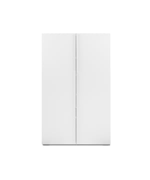 
Productkenmerken: Wit.Spaanplaat en MDF, afgewerkt met melamine- of papierdecor.Opbergmeubel met panelen van 16 mm.2 handgrepen van kunststof met aluminiumlook.Kunststof poten met aluminiumlook, ongeveer 20 mm diameter.Alle elementen worden aan elkaar bevestigd en vastgeschroefd.3 handgrepen, 2 deuren.2 opties: 1 uitschuifbare kledingroede of 4 legplanken (alles inbegrepen).Productafmetingen: Lengte 76 x Diepte 37,5 x Hoogte 125 cm - Nettogewicht: 39 kg.Pakketafmetingen: Pakket nr. 1: Lengte 87 x Diepte 52,5 x Hoogte 12,5 cm - Brutogewicht: 18 kg.Pakket nr. 2: Lengte 133,5 x Diepte 46 x Hoogte 10 cm - Brutogewicht: 24 kg.Totaal brutogewicht: 42 kg. Merk: CaliCosy Kleur: White
