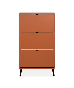 
Productkenmerken: Gemaakt van spaanplaat en MDF, afgewerkt met melamine- of papierdecor.Schoenenkast met panelen van 18 mm dik.Massief houten poten (ca. 16 cm).Handgrepen van kunststof.Melamine afwerking.ABS-randen.Moet aan de muur worden bevestigd.3 kleppen met twee compartimenten per klep.Productafmetingen: Lengte 70 cm x Diepte 24 cm x Hoogte 125 cm - Nettogewicht: 24,2 kg.Pakketafmetingen: Pakket nr. 1: Lengte 116 cm x Diepte 56 cm x Hoogte 14 cm - Brutogewicht: 26,7 kg. Merk: CaliCosy Kleur: Black