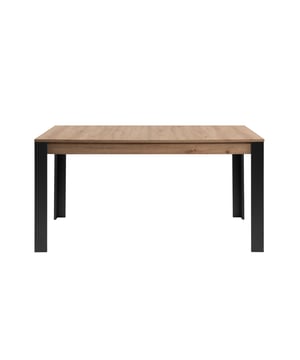 
Productkenmerken: Artisan eiken decor en zwart.Gemaakt van spaanplaat en MDF, afgewerkt met melamine- of papierdecor.Eettafel met melamine afwerking.1 verlenging van 50 cm die onder het blad wordt opgeborgen.Geschikt voor maximaal 10 personen.Productafmetingen: Lengte 150/200 cm x Diepte 80 cm x Hoogte 75 cm - Nettogewicht: 31 kg.Pakketafmetingen:Pakket nr. 1: Lengte 153 cm x Diepte 86 cm x Hoogte 6,2 cm - Brutogewicht: 32 kg. Merk: CaliCosy Kleur: Wooden Effect