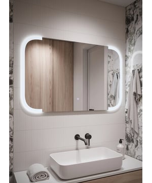 
Badkamerspiegel Franca met LED verlichting is bedoeld om iedere badkamer, groot of klein, een moderne en luxe uitstraling te geven.Zijn unieke design heeft spiegel Franca te danken aan de verlichting welke aan de achterzijde is weggewerkt en zichtbaar is rondom de spiegel.De spiegel is uitgerust met een verwarmingselement aan de achterzijde, hierdoor beslaat de spiegel niet volledig Kenmerken- Spiegel van glas- Uitgevoerd met 3 verschillende kleuren LED verlichting- De lichtkleuren zijn natuurlijk, warm en wit - Makkelijk te bedienen met touch-schakelaar- Gemakkelijk schoon te maken- Stijlvol model- Inclusief bevestigingsmateriaal - Met verwarmingselementVerpakkingsinhoud (1 doos):- Spiegel Franca - Bevestigingsmateriaal op de spiegel op te hangen- HandleidingAfmetingen en aanvullende informatie spiegel Franca (b x d x h): 80 x 4 x 60 cm Merk: Badplaats Kleur: Wit