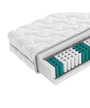 
Matras Goodnight – Voor Ultiem Slaapcomfort De Matras Goodnight biedt een perfecte combinatie van ondersteuning en comfort voor een ontspannen nachtrust. De matras is voorzien van een 7-zone pocketvering met 300 veren per vierkante meter. Deze zones passen zich aan uw lichaam aan en zorgen voor een gelijkmatige gewichtsverdeling, waardoor drukpunten worden verminderd en u elke ochtend uitgerust wakker wordt. De matras is verkrijgbaar in verschillende maten en past op zowel een bed met opbergruimte als een boxspring. De afneembare en wasbare dubbeldoek tijk, gemaakt van lyocell en polyester, voelt zacht aan en zorgt voor een goede ventilatie. Hierdoor blijft de matras fris en hygiënisch. Met een totale dikte van 23 cm biedt de Matras Goodnight twee lagen comfortschuim die samen zorgen voor extra zachtheid en duurzame ondersteuning. Het schuim met een densiteit van 40 kg per kubieke meter verlengt de levensduur en voorkomt snel inzakken. De matras is dubbelzijdig beslaapbaar, waardoor u deze kunt keren en langer plezier heeft van uw aankoop. De matras biedt een medium tot stevige hardheid en is geschikt voor diverse slaaphoudingen. Of u nu op uw zij, rug of buik slaapt, de Matras Goodnight past zich aan uw lichaam aan en zorgt voor een stabiele en comfortabele houding. Direct uit voorraad leverbaar, waardoor u snel kunt genieten van betere nachten. De matras heeft een maximale draagkracht van ongeveer 110 kg en wordt geleverd met vijf jaar garantie. Dankzij de afneembare hoes en de mogelijkheid om de matras te draaien blijft deze langer in topconditie. Bovendien kunt u gebruikmaken van een 30 dagen omruilgarantie om de perfecte ondersteuning te vinden. Kies voor de Matras Goodnight en ervaar elke nacht comfort, hygiëne en kwaliteit.Specificaties2 jaar garantieMateriaal: 7-zone pocketvering met 300m² verenKleur: WitAfmetingen: 140x200 cm