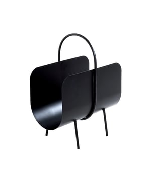 
Productkenmerken: Tijdschriftenhouder van zwart gelakt metaal. Geen montage vereist. Productafmetingen: Lengte 37 cm x breedte 22 cm x hoogte 47 cm - Nettogewicht: 2,25 kg. Verpakkingsafmetingen: Pakket nr.1: Lengte 39,5 cm x breedte 48,5 cm x hoogte 23 cm - Bruto gewicht: 2,5 kg.  Merk: CaliCosy Kleur: Black