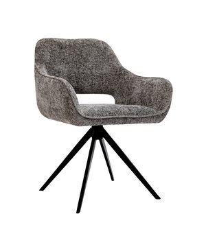 
Op zoek naar een draaistoel die comfort en uitstraling gemakkelijk combineert? Maak kennis met KICK draaistoel NORI een elegante blikvanger die jouw interieur verrijkt met een zachte, luxueuze uitstraling. Perfect voor aan de eettafel, op je thuiskantoor of als sfeervol accent in je woonkamer. Merk: Kick Collection Kleur: Donkergrijs Hoogte: 80 cm Breedte: 58 cm Diepte: 57 cm Zithoogte: 48 cm Zitdiepte: 44 cm Hoogte armleuning: 62 cm Gewicht: 7,0 kg Materiaal: Chenille stof en metaal Kleur onderstel: Zwart