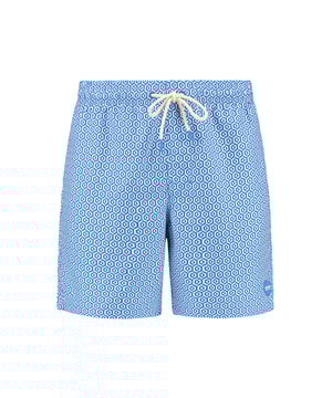 
De MIKE zwemshort van Shiwi combineert comfort met een speels design. Deze heren zwembroek met doolhof print heeft een regular fit en een iets langere lengte van 7 inch. Gemaakt van gerecycled polyester en voorzien van een elastische tailleband met striksluiting, is hij ideaal voor zowel actieve stranddagen als relaxte momenten aan het water.