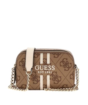 
Guess Noelle Camera Tas Brown Dames