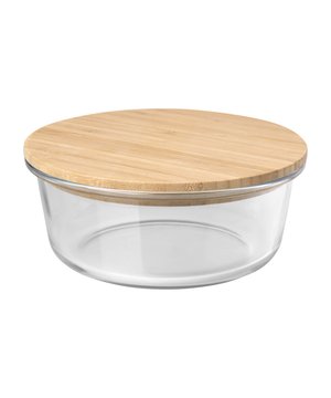 
Materiaal: Bamboe, Borosilicaatglas. Breedte: 17.2cm. Hoogte: 17.2cm. Lengte: 7,2cm. Ontwerp: Eenvoudig. Capaciteit: 750ml. Duurzaamheid: FSC-gecertificeerd. Geschikt voor: Lasergraveren. Verpakking: In doos. Elastische sluiting. Verwijderbaar deksel.
