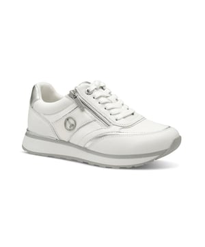 
Tamaris op onze webshop. Schoenen van het topmerk Tamaris. Dit model heeft een rits- en een vetersluiting. Doordat het voetbed uitneembaar is, kunnen ook eigen inlegzolen gedragen worden. Artikel 1-23726-43 171 in de kleur white shop je gemakkelijk en snel op onze webshop. Bekijk de gehele collectie van Tamaris online
