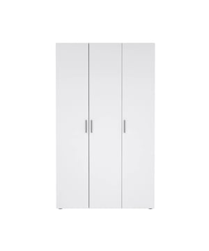 
Productkenmerken : Constructie van spaanplaat.3 deuren.2/3 hanggedeelte met een metalen kledingroede en een legplank.1/3 legkast met 4 planken, waarvan 3 in hoogte verstelbaar.Metalen scharnieren.Handgrepen van kunststof.Productafmetingen : Lengte 118,1 cm x Breedte 49,75 cm x Hoogte 200,9 cm - Nettogewicht: 74,1 kg.Pakketafmetingen : Pakket nr. 1: Lengte 130,6 cm x Diepte 55,1 cm x Hoogte 10,4 cm.Pakket nr. 2: Lengte 208,1 cm x Diepte 55,0 cm x Hoogte 7,4 cm.Totaal brutogewicht: 80,5 kg. Merk: CaliCosy Kleur: White