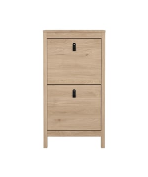 
Productkenmerken:Structuur van spaanplaat.Onderstel van MDF.2 kleppen met dubbele opbergruimte per klep.Voor 6 paar schoenen.Kies bij de montage uw handgreepstijl: van natuurlijk leer of zilverkleurig metaal.Productafmetingen: Lengte 53,8 cm x Breedte 24,6 cm x Hoogte 102,9 cm - Nettogewicht: 18,3 kg.Pakketafmetingen:Pakket nr. 1: Lengte 43,9 cm x Diepte 109,3 cm x Hoogte 13,1 cm - Brutogewicht: 19,3 kg. Merk: CaliCosy Kleur: Wooden Effect