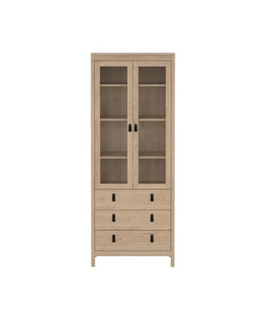 
Productkenmerken:Structuur van spaanplaat.Onderstel van MDF.2 glazen deuren met 3 in hoogte verstelbare legplanken, 3 lades.Metalen kogelladegeleiders.Metalen scharnieren.Kies bij de montage uw handgreepstijl: van natuurlijk leer of zilverkleurig metaal.Productafmetingen: Lengte 78,05 cm x Breedte 32,5 cm x Hoogte 199,0 cm - Nettogewicht: 54,5 kg.Pakketafmetingen:Pakket nr. 1: Lengte 92,5 cm x Diepte 44,8 cm x Hoogte 21,4 cm - Brutogewicht: 27,6 kg.Pakket nr. 2: Lengte 211,7 cm x Diepte 42,3 cm x Hoogte 13,0 cm - Brutogewicht: 29,2 kg.Totaal brutogewicht: 58,9 kg. Merk: CaliCosy Kleur: Wooden Effect