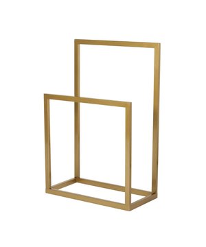 
Productkenmerken:Handdoekrek met 2 niveaus.100 % Metaal.Afmetingen product: Lengte 90 cm x Breedte 60 cm x Hoogte 25 cm - Nettogewicht: 6,7067 kg.Afmetingen verpakking:Pakket nr. 1: Lengte 92 cm x Diepte 10 cm x Hoogte 62 cm - Brutogewicht: 7,37 kg. Merk: CaliCosy Kleur: Gold