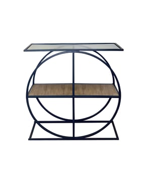 
Productkenmerken:Consoletafel met gerookt glazen blad en ronde metalen voet.Melamine spaanplaten.Getemperd gerookt glas.Dikte: 18 mm.Frame: 100% metaal.Productafmetingen: Lengte 80 cm x Breedte 30 cm x Hoogte 83 cm - Nettogewicht 13,95 kg.Pakketafmetingen:Pakket nr. 1: Lengte 85 cm x Diepte 7 cm x Hoogte 82 cm - Brutogewicht 15 kg. Merk: CaliCosy Kleur: Black