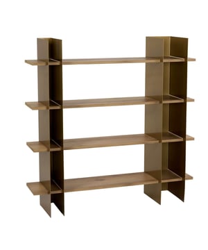 
Productkenmerken:Rek met metalen structuur en legplanken in eikendecor.Legplanken van MDF.Afmetingen product: Lengte 120 cm x Breedte 31 cm x Hoogte 120 cm - Nettogewicht: 40,4677 kg.Afmetingen verpakking:Pakket nr. 1: Lengte 36 cm x Diepte 15 cm x Hoogte 124 cm - Brutogewicht: 44,47 kg. Merk: CaliCosy Kleur: Gold