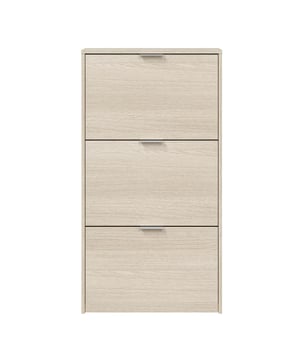
Productkenmerken: E1-gecertificeerde PEFC-spaanplaten met melamine oppervlak. Deur op scharnieren en metalen plankdragers, ABS-antigeluid- en krasbestendige pootjes. Productafmetingen: Lengte 60 cm x Breedte 22 cm x Hoogte 113 cm - Nettogewicht: 18,82 kg. Verpakkingsafmetingen: Verpakking nr. 1: Lengte 124 cm x Hoogte 8 cm x Diepte 45 cm - Brutogewicht: 19,2 kg. Merk: CaliCosy Kleur: Wooden Effect
