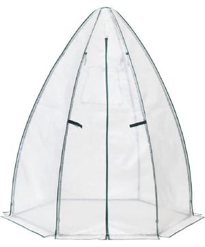 
Merk: WestmannAfmeting: 160x160x183 cmKleur: WitGewicht: 8 kgWestmann Overwintertent & foliekas Olive | Wit | 160x160x183 cm. Snelle montage, optimale bescherming - met de Olive overwintertent van Westmann creëert u in een handomdraai optimale omstandigheden voor uw planten, ongeacht het seizoen. Foliekas in de zomer, overwintertent in de winter - Olive van Westmann is de perfecte hulp voor u om uw planten het hele jaar door betrouwbaar te beschermen. De universele foliekas wordt ondersteund door een stabiele stalen frameconstructie. In de zomer houdt de UV-bestendige plastic folie de zon buiten en zorgt voor de nodige schaduw. Tegelijkertijd beschermt de isolatie van de folie je planten tegen koele temperaturen in de winter. De ingang van de kas kan moeiteloos worden geopend met een ritssluiting en eenvoudig worden vastgezet dankzij de lussen. Bovendien zorgt het geïntegreerde raam voor een optimale luchtcirculatie binnenin, zodat je planten in optimale omstandigheden kunnen groeien of staan. Het in elkaar zetten van de Olijfkas is kinderspel en vereist geen extra gereedschap; de kas kan binnen een uur op de gewenste locatie worden opgezet. Hij kan veilig en snel aan de grond worden bevestigd met de meegeleverde grondankers en windankers.Speciale kenmerken: Stevige stalen frameconstructie UV-bestendige & doorschijnende plastic folie Ritsdeur & raam Eenvoudige montage binnen een uur Geschikt voor gebruik het hele jaar door Bescherming tegen zon, regen, vorst en sneeuw 4 wind- en grondankers - Afmeting: - Kleur: Transparant - Materiaal: Kunststof