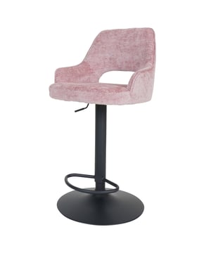 
Barkruk Vivian is bekleed met de meubelstof Perfect Harmony, wat het een luxe uitstraling geeft. Met een verstelbare zithoogte variërend van 64 cm tot 84 cm past Vivian zich moeiteloos aan aan jouw behoeften en voorkeuren. Of je nu geniet van een ontspannen ontbijt of een levendige cocktailavond organiseert, deze barkruk zorgt voor comfort en gemak. Het 360 graden draaibare ontwerp voegt extra flexibiliteit toe, waardoor je vrij kunt bewegen terwijl je geniet van je favoriete drankje of gesprekken voert. Bovendien biedt de geïntegreerde voetensteun een ergonomisch voordeel, waardoor je langdurig comfortabel kunt zitten. Met haar tijdloze uitstraling is Vivian niet alleen een functioneel meubelstuk, maar ook een mooie aanvulling op je interieur. Merk: Home67 Materiaal: Metaal,Polyester Kleur: Roze