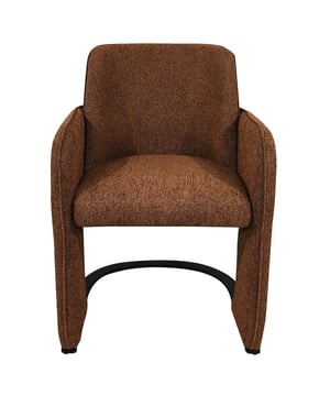 
Combineer modern design met ultiem zitcomfort met eetkamerstoel Sep. Deze stijlvolle stoel valt direct op door zijn unieke en luxe uitstraling. De stoel is bekleed met een zachte stof in een bruine kleur, waardoor het warmte en rust uitstraalt. Met de royale armleuningen bieden comfort, perfect voor lange en gezellige diners met vrienden en familie. De stoel past perfect in een modern of Scandinavisch interieur. De zwarte metalen poot zorgt voor een elegante look. Mooi te combineren met een eettafel in een donkere houttint. Eetkamerstoel Sep is verkrijgbaar in de kleuren naturel, groen en bruin. Merk: Home67 Materiaal: Metaal,Polyester Kleur: Bruin