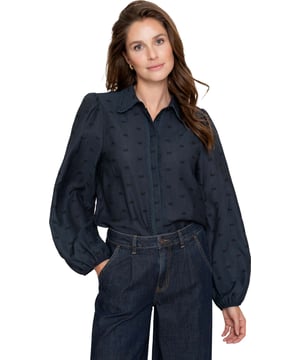
Blouse navy is een blouse van het merk Geisha.