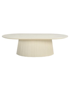 
Voeg een vleugje elegantie toe aan je woonkamer met de Livingfurn Patrice salontafel. Deze prachtige ovale salontafel, uitgevoerd in een stijlvolle ivoor/crème wit/beige kleur, is een echte blikvanger. De Patrice salontafel combineert functionaliteit met een modern design, waardoor het de perfecte aanvulling is op elk interieur. Geniet van de warme uitstraling van het mangohout en de praktische afmetingen die voldoende ruimte bieden voor al je benodigdheden.De Livingfurn Patrice salontafel is vervaardigd uit hoogwaardig mangohout, wat zorgt voor een duurzame en stevige constructie. De ovale vorm en de zachte, neutrale kleur maken deze tafel geschikt voor diverse interieurstijlen, van modern tot klassiek. Met een hoogte van 36 cm is de tafel ideaal om te gebruiken bij je zithoek. Deze salontafel wordt volledig gemonteerd geleverd, dus je kunt er direct van genieten. De Patrice collectie staat bekend om haar tijdloze design en hoogwaardige materialen.Hoogte36 cmBreedte70 cmLengte120 cmDiepte70 cmAfmetingen120x70x36cmMateriaalMangohoutKleurIvoor / Crème wit / BeigeGewicht23 kgAantal verpakkingsdozen1Aantal wielen0Geleverd als bouwpakketNeeVormOvaalCollectiePatriceCategorieSalontafelsMateriaal tafelonderstelHoutStijlModernDoelgroepVolwassenenHoogte instelbaarNeeHoogte onderkant tafel33 cmOnderhoudWood Care Kit Matt PolishDuurzamerMateriaalgebruikGarantie1 jaar / 2 jaar