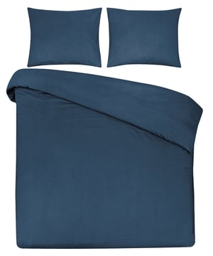 
Droom heerlijk weg onder dit DoubleDry dekbedovertrek, gemaakt van 100% natuurlijk katoen. Dit eenpersoons dekbedovertrek in een stijlvolle Yale blauwe kleur, biedt optimaal comfort en een goede nachtrust. Het ademende en zachte materiaal zorgt voor een comfortabel gevoel op de huid, terwijl de OEKO-TEX en BSCI certificeringen garanderen dat het product vrij is van schadelijke stoffen en onder eerlijke arbeidsomstandigheden is geproduceerd. Geniet van de perfecte combinatie van kwaliteit en duurzaamheid!Dit katoenen dekbedovertrek is niet alleen zacht, maar ook praktisch. Dankzij de lange instopstrook over de gehele breedte (60 cm) blijft je dekbed goed op zijn plaats. Het effen design geeft een rustige en elegante uitstraling aan je slaapkamer. Het overtrek is geschikt voor de wasdroger op lage temperatuur en kan gewassen worden tot 60°C, waardoor het makkelijk te onderhouden is. Ideaal voor volwassenen en geschikt voor gebruik in campers of caravans.KleurYale BlauwMateriaalKatoenAfmeting140x200/220 cmMaatvoeringEenpersoonsLengte instopstrook60 cmDubbelzijdige instopstrookJaType instopstrookInstopstrook over gehele breedteDraaddichtheid144PatroonEffenWasvoorschriftDrogen op lage temperatuur | Machinewas 60 °CWasbaarJaGeschikt voor wasdrogerJaStrijkvrijNeeAantal kussenslopen1VerpakkingsinhoudDekbedovertrek + 1 kussensloopBreedte kussensloop60 cmLengte kussensloop70 cmDoelgroepVolwassenenGeschikt voor Camper- of CaravanJaGeslachtUnisexInclusief instopstrookJaMet borduurselNeeSeizoenscollectieNever out of stockGewicht1.24 kgBreedte140 cmLengte200 cm