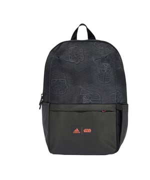 
100% gerecycleerd polyester. Hoogte: 34cm. Breedte: 26cm. Diepte: 11cm. Capaciteit: 11L. Zakken: 1 voorzak, rits, 2 steekzakken, zijzak. 100% Officieel Gelicentieerd. Compartimenten: 1 Hoofdcompartiment. Verstelbare borstriem, handgreep, gevoerde, verstelbare schouderbanden. Ontwerp: Logo, afgedrukt. Personages: Stormtrooper. Bevestiging: Tweewegrits.