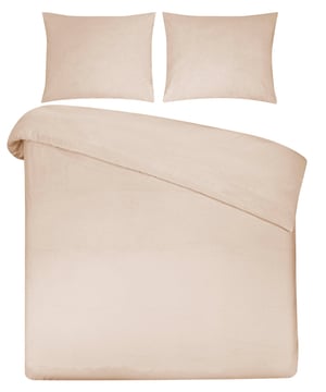 
Droom heerlijk weg onder dit zachte en ademende DoubleDry dekbedovertrek, gemaakt van 100% natuurlijk katoen. Deze eenpersoons dekbedovertrekset in een rustgevende licht beige kleur zorgt voor een comfortabele en ontspannen nachtrust. De set bestaat uit een dekbedovertrek van 140x200/220 cm en één kussensloop van 60x70 cm. Geniet van de natuurlijke zachtheid en de ademende eigenschappen van katoen, waardoor je de hele nacht fris en comfortabel blijft.Dit effen dekbedovertrek is niet alleen heerlijk om onder te slapen, maar ook een stijlvolle toevoeging aan je slaapkamer. Het tijdloze design past perfect in elke interieurstijl en brengt rust in je slaapkamer. De extra lange instopstrook over de gehele breedte (60 cm) zorgt ervoor dat je dekbed goed op zijn plaats blijft. Bovendien is het overtrek makkelijk te onderhouden: het is wasbaar op 60°C en geschikt voor de droger op lage temperatuur. Een perfecte combinatie van comfort, kwaliteit en gebruiksgemak!KleurLicht BeigeMateriaalKatoenAfmeting140x200 cmMaatvoeringEenpersoonsLengte instopstrook60 cmDubbelzijdige instopstrookJaType instopstrookInstopstrook over gehele breedteDraaddichtheid144PatroonEffenWasbaarJaWasvoorschriftDrogen op lage temperatuur | Machinewas 60 °CGeschikt voor wasdrogerJaStrijkvrijNeeAantal kussenslopen1VerpakkingsinhoudDekbedovertrek + 1 kussensloopBreedte kussensloop60 cmLengte kussensloop70 cmDoelgroepVolwassenenGeslachtUnisexInclusief instopstrookJaSeizoenscollectieNever out of stockSeizoensjaarNever out of stockGewicht1.06 kg
