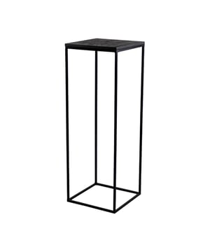 
Laat je planten en decoratieve objecten stralen met de Kick plantenzuil Dana! Deze elegante zwarte plantenzuil van 100 cm hoog is de perfecte manier om jouw favoriete vaas met bloemen, een mooi kunstwerk of een groene plant extra in de spotlight te zetten. De Dana plantenzuil is niet alleen functioneel, maar ook een stijlvolle toevoeging aan je interieur.De Kick plantenzuil Dana is vervaardigd uit een combinatie van acaciahout en metaal, wat zorgt voor een stevige en duurzame constructie. Het zwarte design past moeiteloos in diverse interieurstijlen, van modern tot industrieel. Met een breedte en diepte van 35 cm biedt de zuil voldoende ruimte voor een mooie plantenpot of decoratief item. Creëer een sfeervolle hoek in je woonkamer, hal of kantoor met deze prachtige plantenzuil.MerkKick CollectionKleurZwartHoogte100 cmBreedte35 cmDiepte35 cmMateriaalAcacia hout en metaal