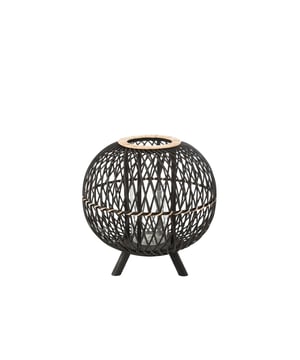 
Lantern Ball On Foot Bamboo Black/Natural Large Width43Height43Length43Weight1 kgCollectionZomer 2021Colour Black Materiaal: