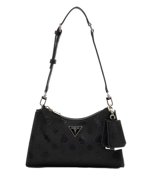 
Guess Cresidia Top Zip Schoudertas Black Dames