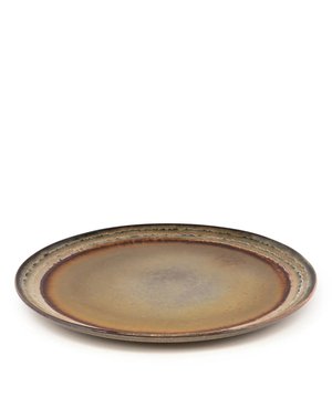
When having brunch, lunch or dinner, nothing is more pleasing than an attractively set table with beautifully chosen tableware. We love the unique design and colour shades of our Portuguese ceramics. A true must-have for every occasion. Best of all, they're designed to be strong and chip-proof. This handmade tableware can vary greatly in colour - from brown to deep blue or even with shades of green. This is not a manufacturing defect, but a unique feature of the material and the method of making. The Comporta Collection is made using crackle glaze finish. This finish is known to show a different intensity of crackles with each item. These crackles are therefore part of the decoration of this collection. KleurGemengde kleurenVaatwasmachinebestendigJaGeschikt voor voedingJaMaterialenAardewerkHoogte (cm)2,5Breedte (cm)27-28Lengte (cm)27-28 Materiaal: