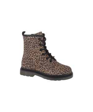 
HIP Shoe Style H1141-F  veterboots meisjes in de kleur bruin materiaal suède maat 27 binnenvoering Leer materiaal zool Rubber