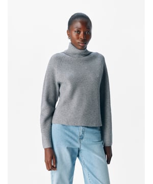 
OBJVIOLA LS LO ROLLNECK KNIT NOOS